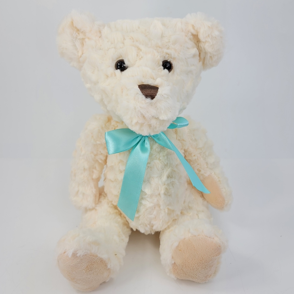 HUG me Walgreens Teddy Bear Plush Stuffed Toy With Blue Bow 12"H